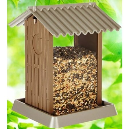 NORTH STATES INDUSTRIES OUTHOUSE BIRD FEEDER HOPPER 4.25 LB. 9210